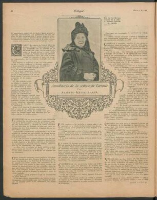 Anecdotario de la señora de Lavalle