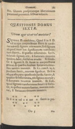 Quaestiones Domus Sextae