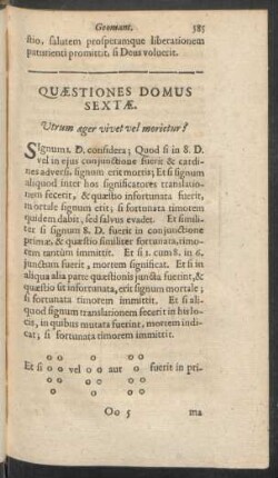 Quaestiones Domus Sextae