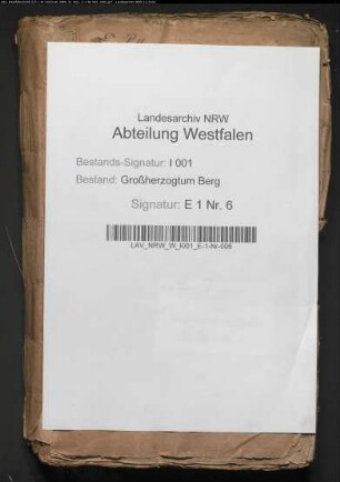 Die Vereinigung der Einkünfte der vakanten Präbenden des Männerkapitels zu Freckenhorst mit den Domänen