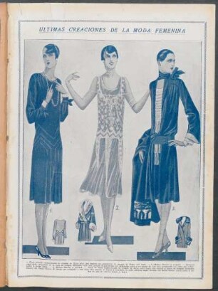 Últimas creaciones de la moda femenina - [Ilustración]