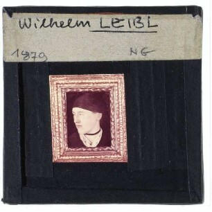 Leibl, Dachauerin (Mädchen mit schwarzem Kopftuch)