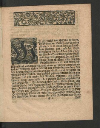 [Tractat Des Ewigen Friedens/ ...]