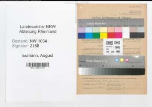 Entnazifizierung August Eumann , geb. 15.09.1910 (Stabsfelwebel)