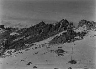 Mount-Kenya-Massiv : Blick über einige Gipfel des Mount-Kenya-Massivs