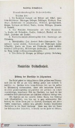 Natürliche Beschaffenheit