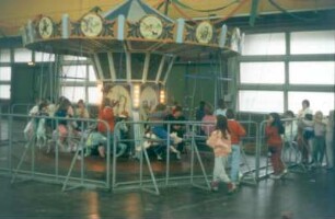 Dortmund. Westfalenhallen-Komplex. Halle 4. Altes Karussell