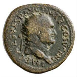 Münze, Dupondius, 74 n. Chr.