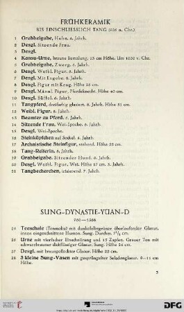 Sung-Dynastie-Yüan-D (Nr. 25-36)