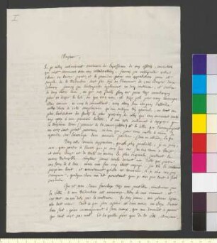 Brief von Stapfer, Friedrich Albert Alexander an Goethe, Johann Wolfgang von