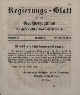 Nr. 34 : 30. August 1854