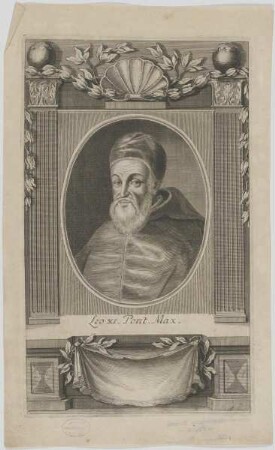 Bildnis von Papst Leo XI.