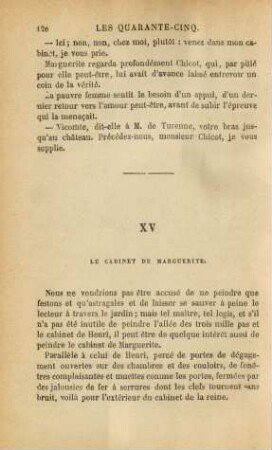 XV. Le cabinet de Marguerite
