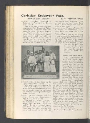 Christian endeavour page