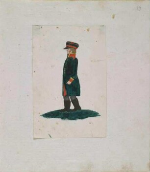Grigori Aspanoff, russischer Unteroffizier der Infanterie, 1813/14