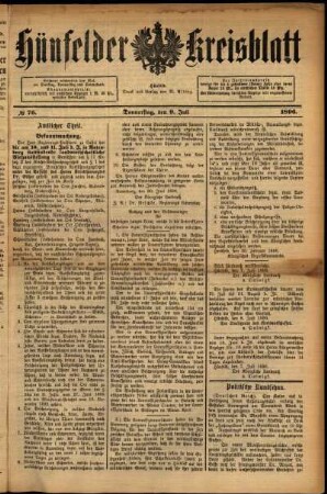 Ausgabe vom Donnerstag, den 09. Juli 1896.