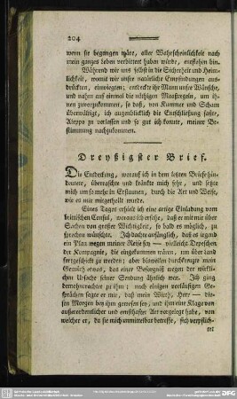 Dreyßigster Brief