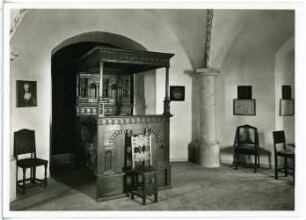 Stolpen. Burgruine - Schlafzimmer der Gräfin Cosel