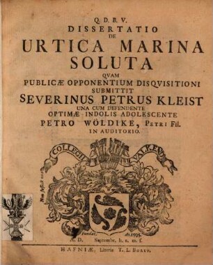 Diss. de urtica marina soluta