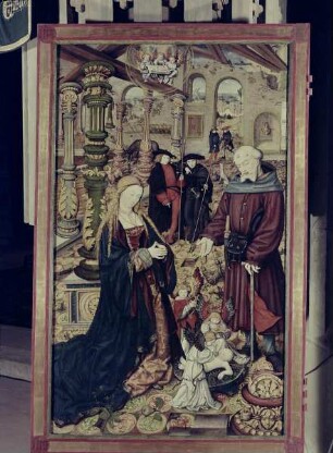 Marienaltar — Altar in geöffnetem Zustand — Anbetung der Hirten
