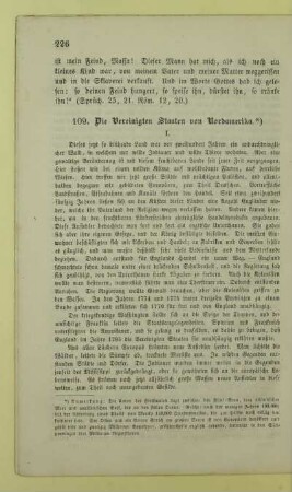 109. Die Vereinigten Staaten von Nordamerika