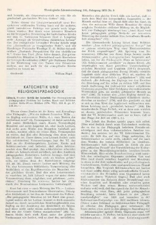 711-713 [Rezension] Lötzsch, Frieder, Kritik der Autorität