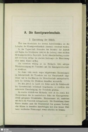 A. Die Kunstgewerbeschule