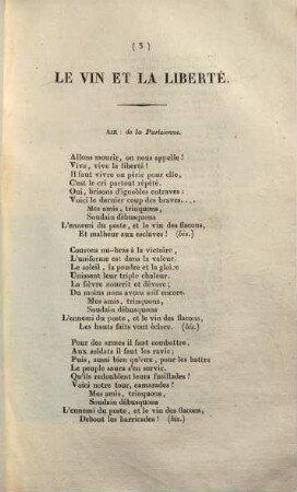 Le bon roi, parodie du "bon dieu", (de Béranger) : [le vin et la liberté]