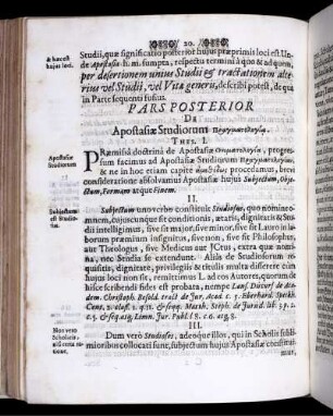 Pars Posterior. De Apostasiae Studiorum ...