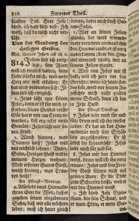 816-818, Von der Sendung des heiligen Geistes; ... (814 - 816)