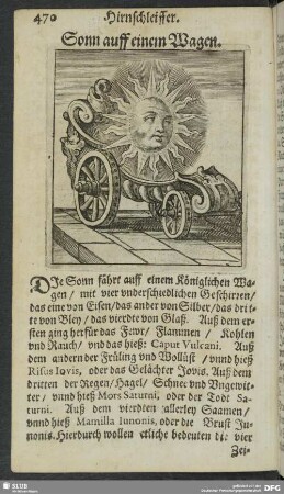 Sonn auff einem Wagen