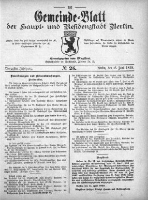 1899,25: No. 25, 18. Juni 1899