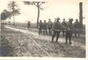 Soldaten auf dem Marsch