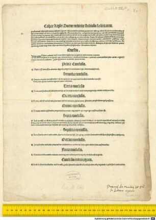Quaestiones de vacuationibus purgationibusque medicinae studiosis disputandae