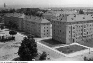 Dresden, Südviertel, Wiederaufbau, Oktober 1954