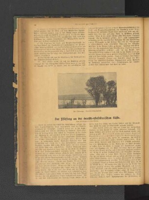 Der Fischfang an der deutsch-ostafrikanischen Küste.