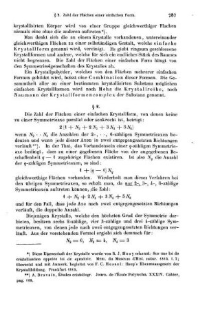 § 2. Zahl der Flächen einer einfachen Form.
