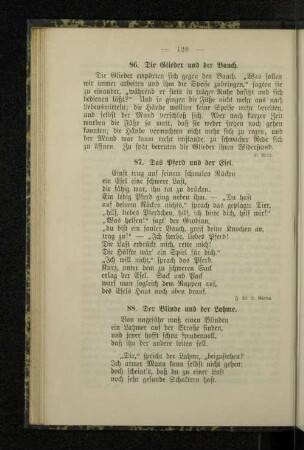 88. Der Blinde und der Lahme.