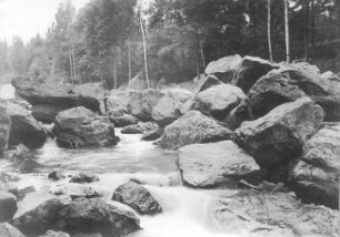 Osterzgebirge. Gottleuba mit Strudellöchern (Naturdenkmal)