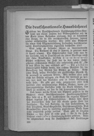 Die deutschnationale Hausbücherei