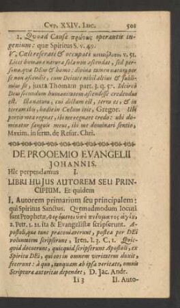 De Prooemio Evangelii Johannis