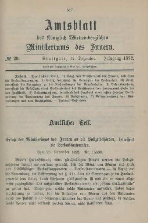 Dezember: No. 29. - No. 30.