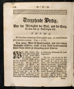 208-224, Dreyzehende Predig von der Wuerdigkeit der Seel