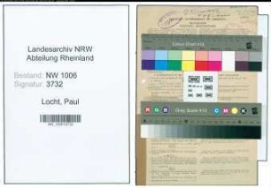 Entnazifizierung Paul Van Den Locht , geb. 18.08.1897 (Buchhalter)
