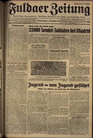 Ausgabe vom Donnerstag, den 03. Dezember 1936.