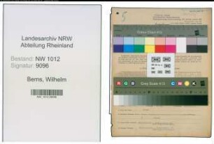 Entnazifizierung Wilhelm Berns , geb. 16.06.1891 (Anstreichermeister)