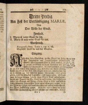 309-320, Dritte Predig am Fest der Verkuendigung Mariae