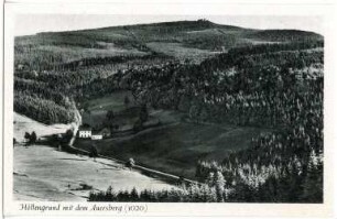 Auersberg. Höllengrund mit Auersberg