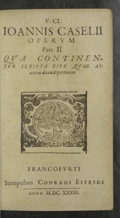 Scripta eius quae ad artem dicendi pertinent