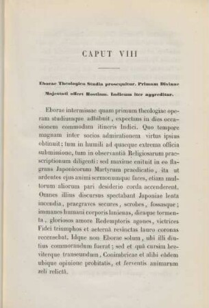 Caput VIII. Eborae Theologica Studia prosequitur ...